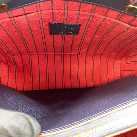 LOUIS VUITTON Montaigne BB Handbag Navy WS34863