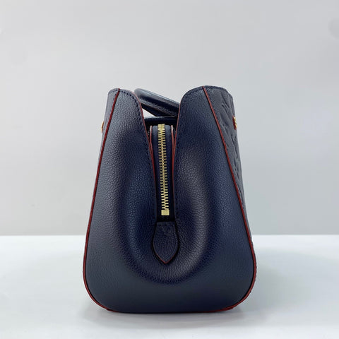 LOUIS VUITTON Montaigne BB Handbag Navy WS34863