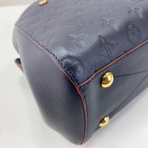 LOUIS VUITTON Montaigne BB Handbag Navy WS34863