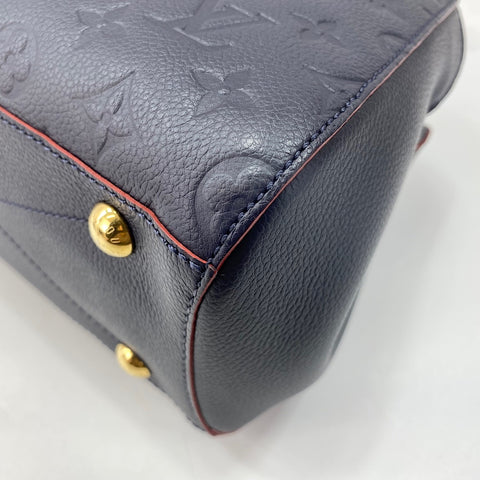 LOUIS VUITTON Montaigne BB Handbag Navy WS34863