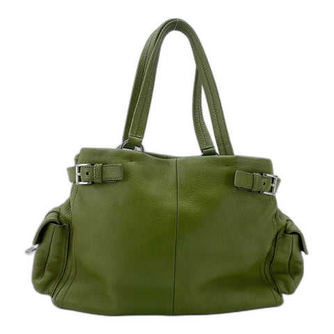 PRADA Vitterodino Handbag green WS34864