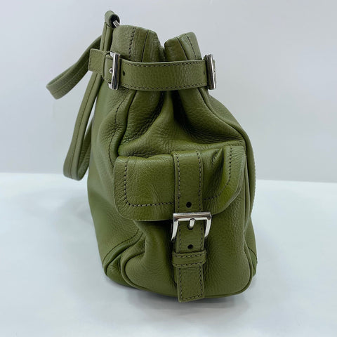 PRADA Vitterodino Handbag green WS34864