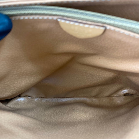 CELINE Macadam (Old Celine) Shoulder Bag beige WS34865