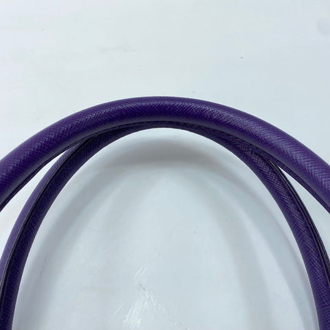 PRADA Promenade Handbag purple WS34868