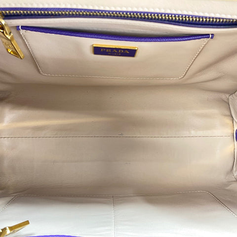 PRADA Promenade Handbag purple WS34868