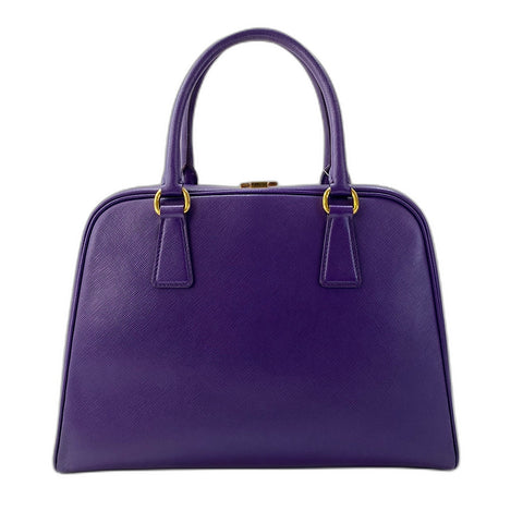 PRADA Promenade Handbag purple WS34868