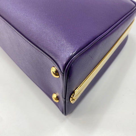 PRADA Promenade Handbag purple WS34868