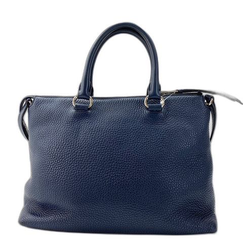 PRADA 2WAY Handbag Navy WS34871