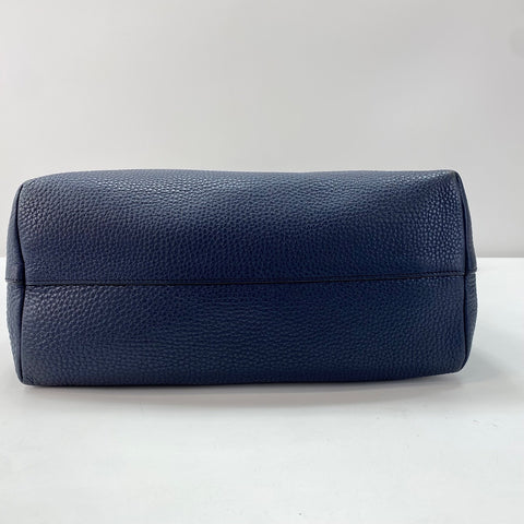 PRADA 2WAY Handbag Navy WS34871