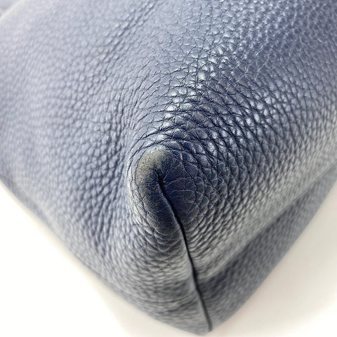 PRADA 2WAY Handbag Navy WS34871