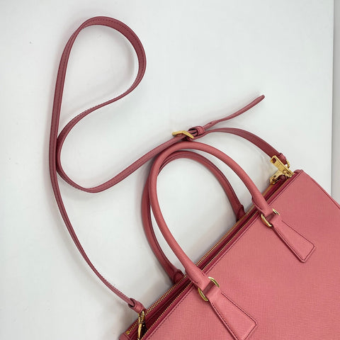 PRADA Galleria 2WAY Handbag pink WS34875