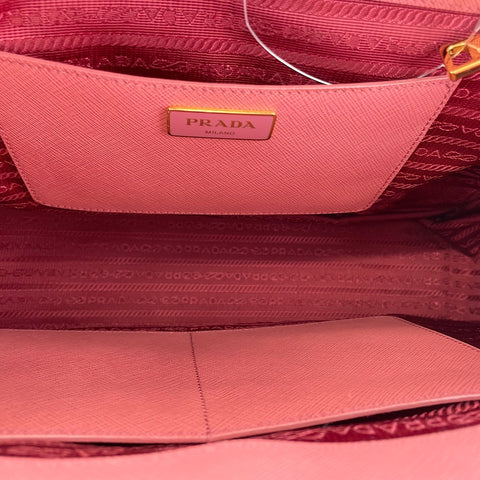PRADA Galleria 2WAY Handbag pink WS34875