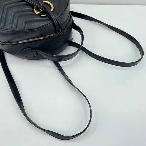 GUCCI GG Marmont Backpack Â· Daypack black WS34878
