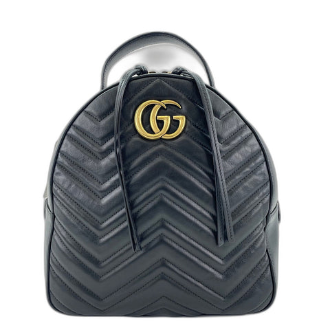 GUCCI GG Marmont Backpack Â· Daypack black WS34878