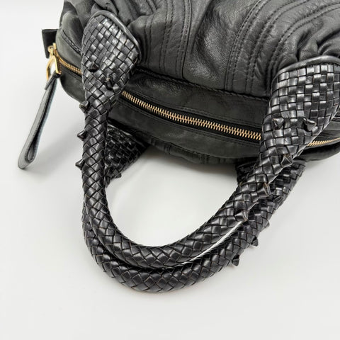 FENDI Zucca Handbag black WS34884