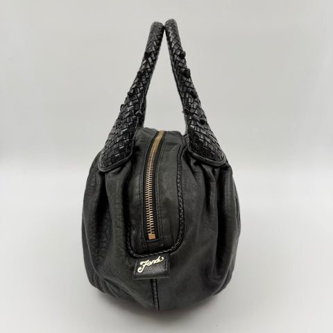 FENDI Zucca Handbag black WS34884