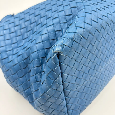 BOTTEGAVENETA INTRECCIATO Large Tote Bag blue WS34888