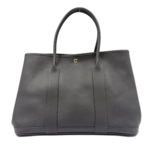 HERMES Garden party PM Handbag gray WS34889