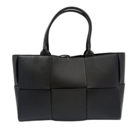 BOTTEGAVENETA MAXI INTRECCIATO Tote Bag black WS34893