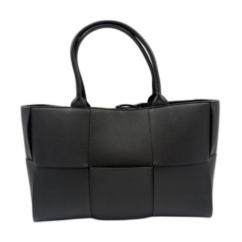 BOTTEGAVENETA MAXI INTRECCIATO Tote Bag black WS34893