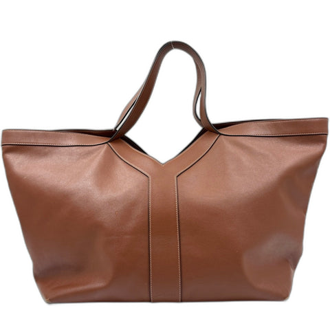 YVES SAINT LAURENT Y Tote Bag Brown WS34894