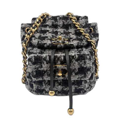 CHANEL Matelasse Large Backpack  Daypack gray WS34896