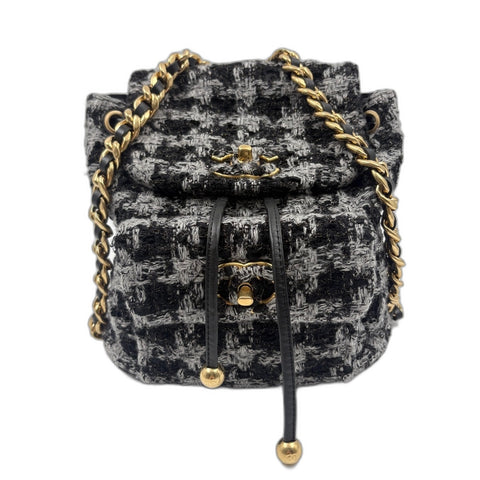 CHANEL Matelasse Large Backpack  Daypack gray WS34896