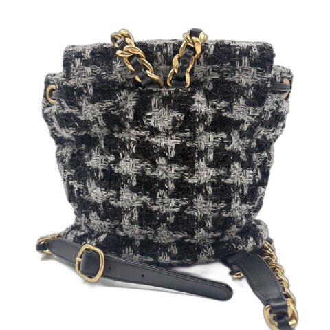 CHANEL Matelasse Large Backpack  Daypack gray WS34896