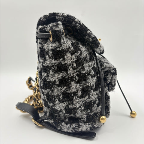 CHANEL Matelasse Large Backpack  Daypack gray WS34896
