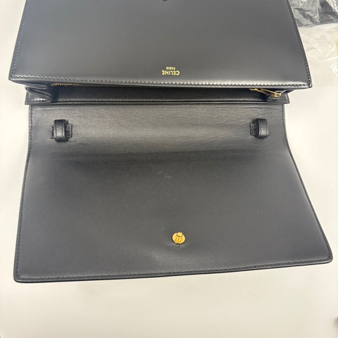 CELINE Triomphe Clutch bag black WS34897