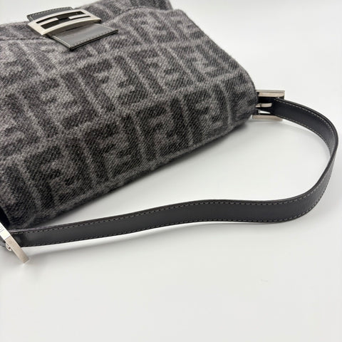 FENDI Manbucket Handbag gray WS34898