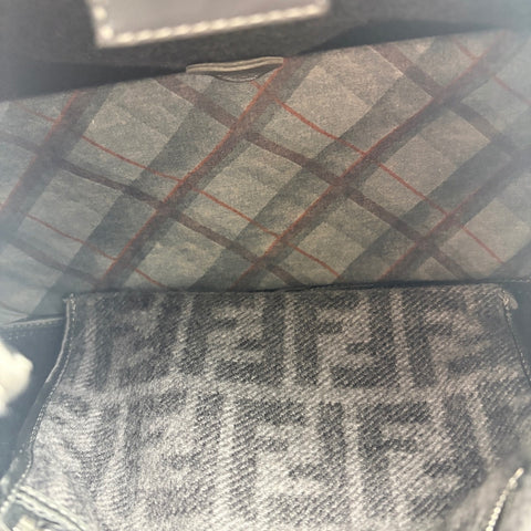 FENDI Manbucket Handbag gray WS34898