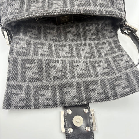 FENDI Manbucket Handbag gray WS34898