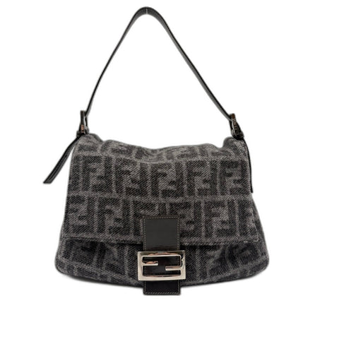FENDI Manbucket Handbag gray WS34898
