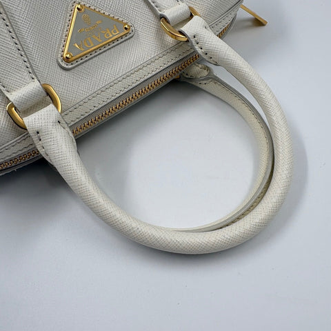 PRADA Safiano Handbag white WS34899