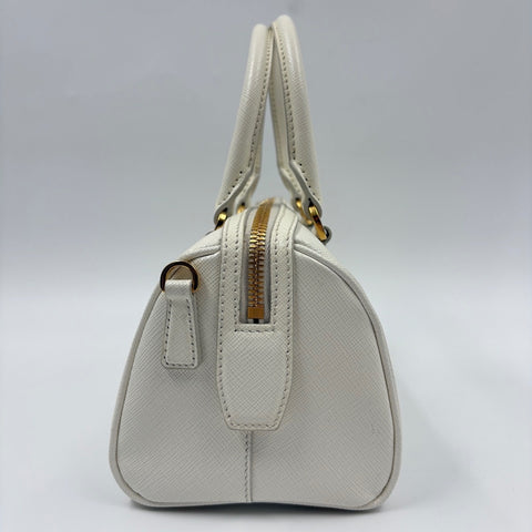 PRADA Safiano Handbag white WS34899