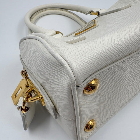 PRADA Safiano Handbag white WS34899