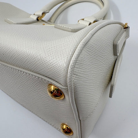 PRADA Safiano Handbag white WS34899