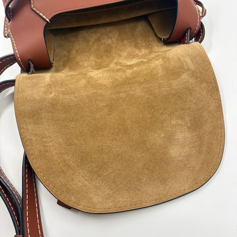LOEWE Heel bag Shoulder Bag Brown WS34900