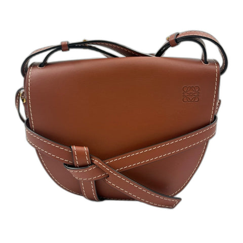 LOEWE Heel bag Shoulder Bag Brown WS34900