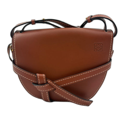 LOEWE Heel bag Shoulder Bag Brown WS34900