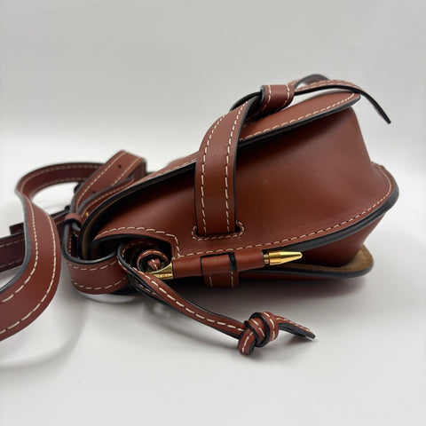 LOEWE Heel bag Shoulder Bag Brown WS34900