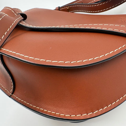 LOEWE Heel bag Shoulder Bag Brown WS34900