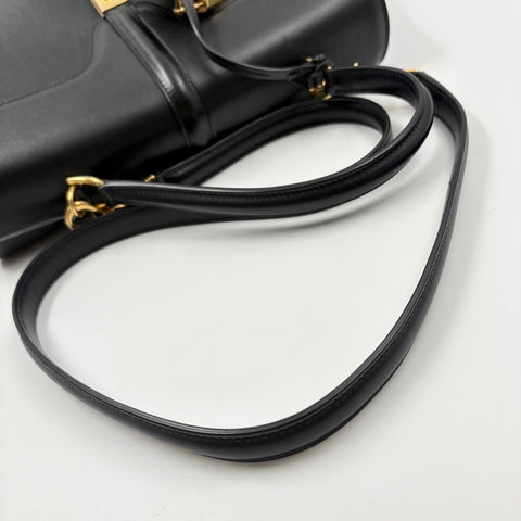 CELINE Seize Classic 2WAY Handbag black WS34905
