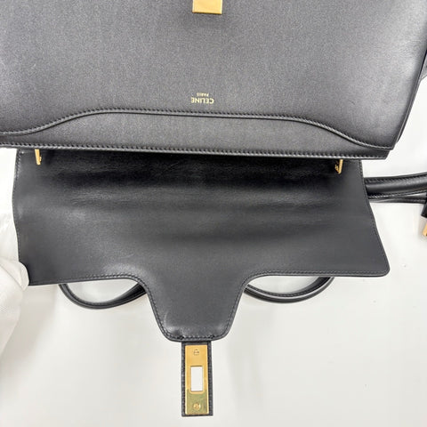 CELINE Seize Classic 2WAY Handbag black WS34905