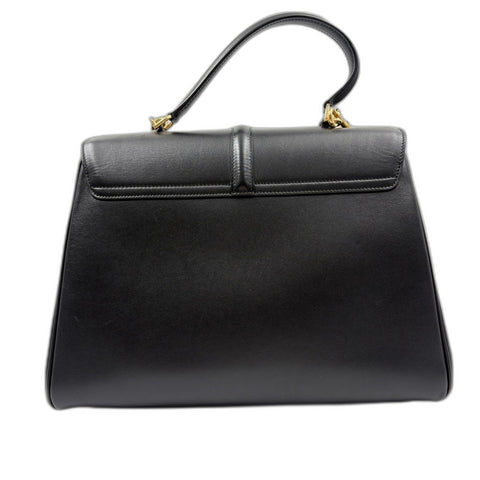 CELINE Seize Classic 2WAY Handbag black WS34905