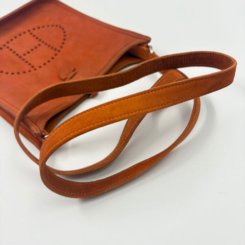HERMES Evelyn TPM Shoulder Bag Orange WS34907
