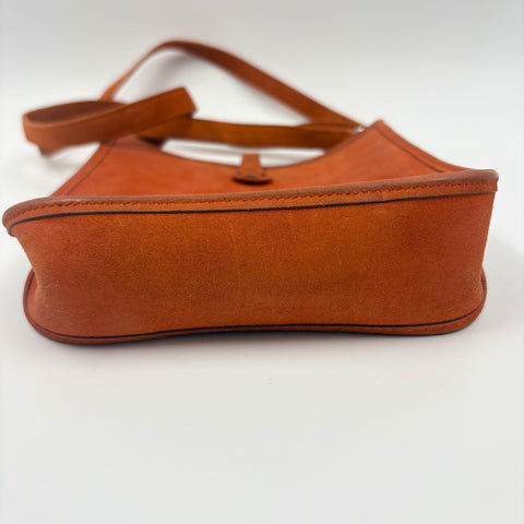 HERMES Evelyn TPM Shoulder Bag Orange WS34907