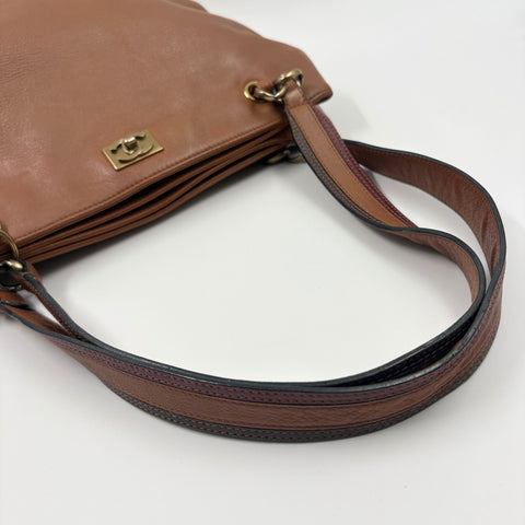 CHANEL Tote Bag Brown WS34908