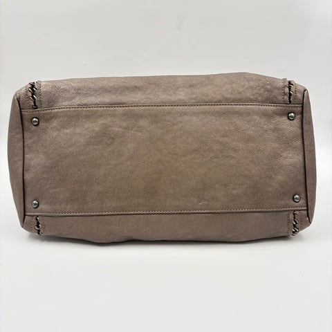 CHANEL Luxury line Boston bag gray WS34909